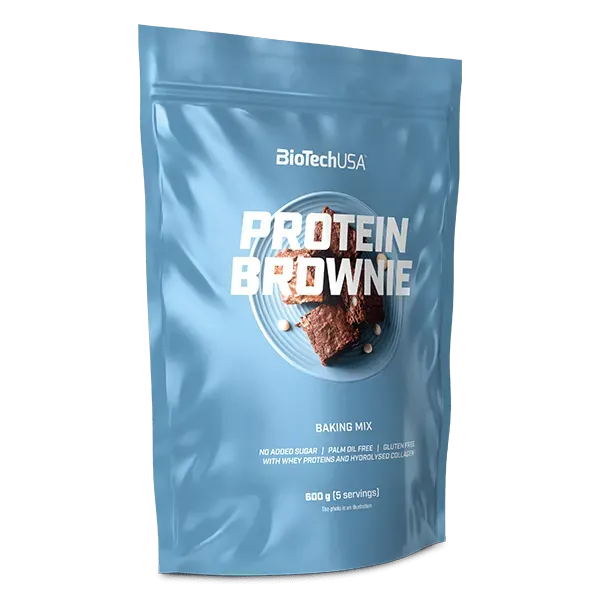 BioTechUSA Protein Brownie Basispulver Proteinbackmischung 600 g