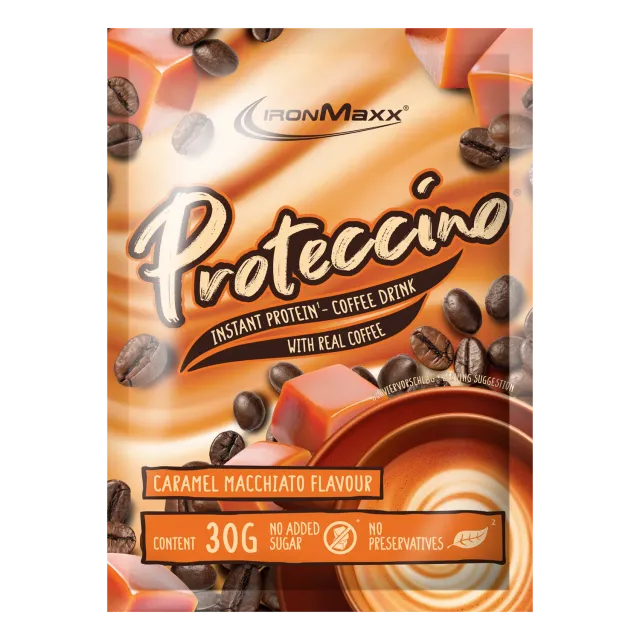 Iron Maxx Proteccino Protein-Kaffee Caramel Macchiato 30g