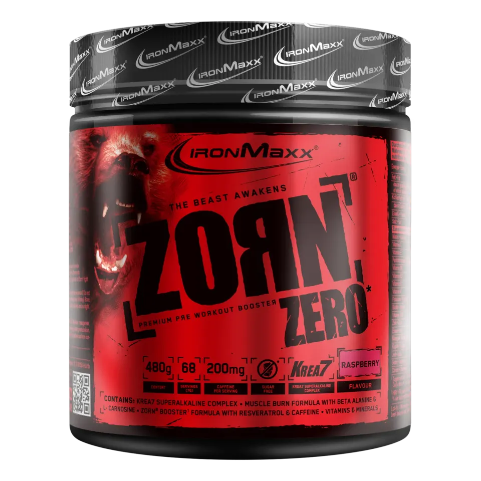 Iron Maxx Zorn Pulver 480 g Himbeere Pre-Workout-Booster Koffein