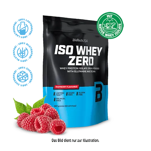 BioTechUSA Iso Whey Zero Whey-Isolat Vanille 500g laktosefrei