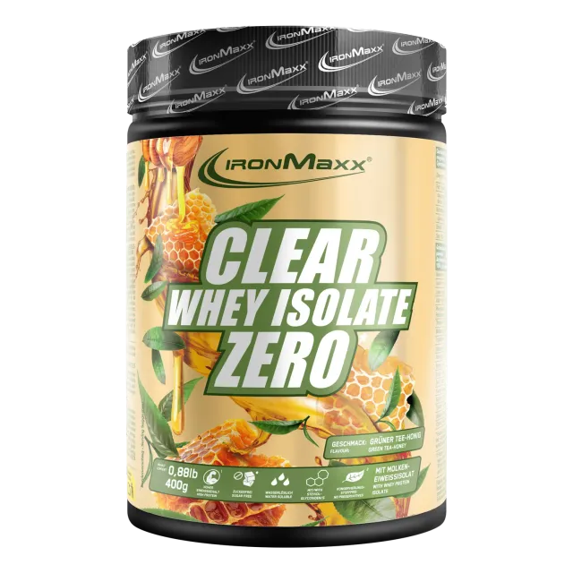 Iron Maxx Clear Whey Isolate ZERO Honey Green Tea 400g