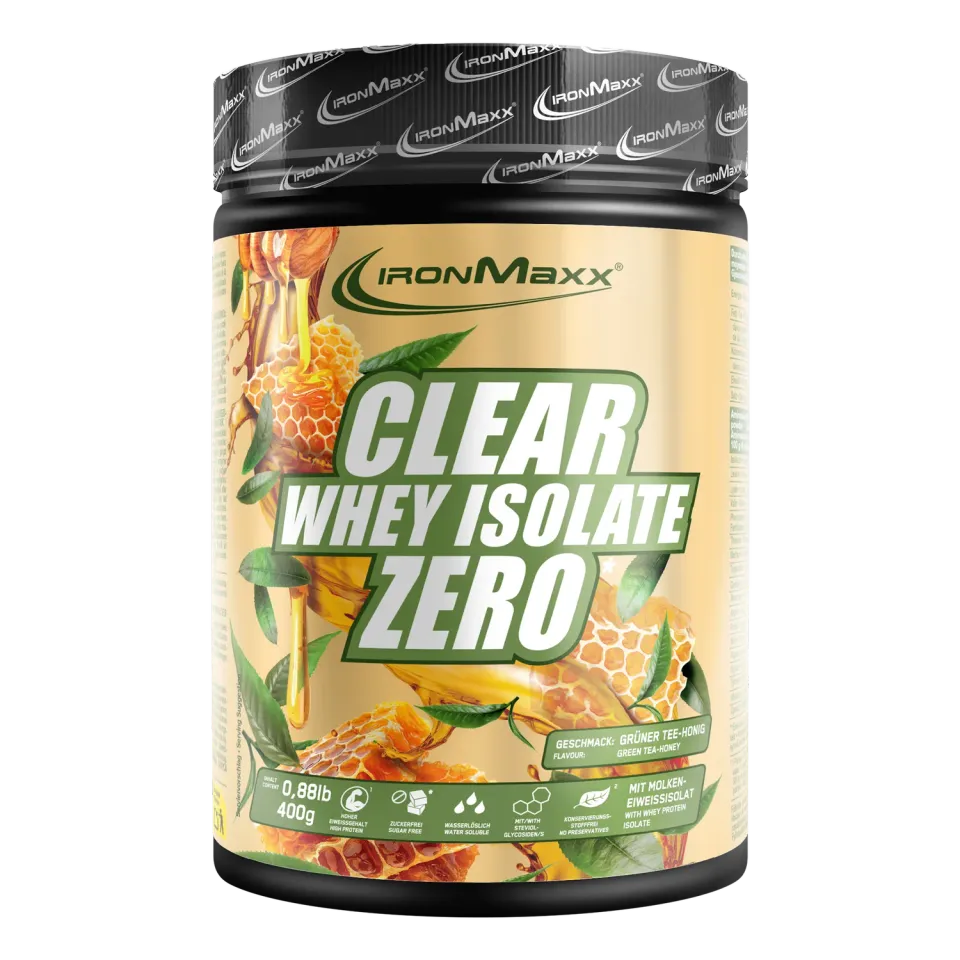 Iron Maxx Clear Whey Isolate ZERO Honey Green Tea 400g