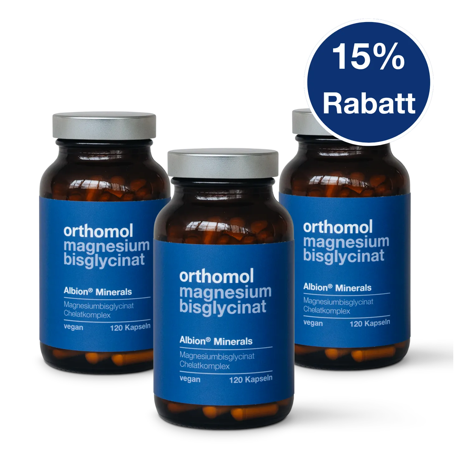 Orthomol Sport Magnesium Bisglycinat Kapseln 1 x 120 – Chelat
