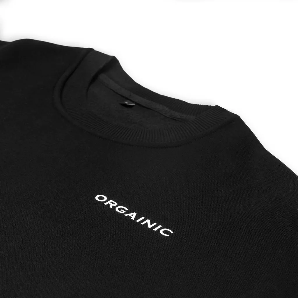 ORGAINIC Pump Cover Sweater schwarz Baumwolle Fitnesspullover