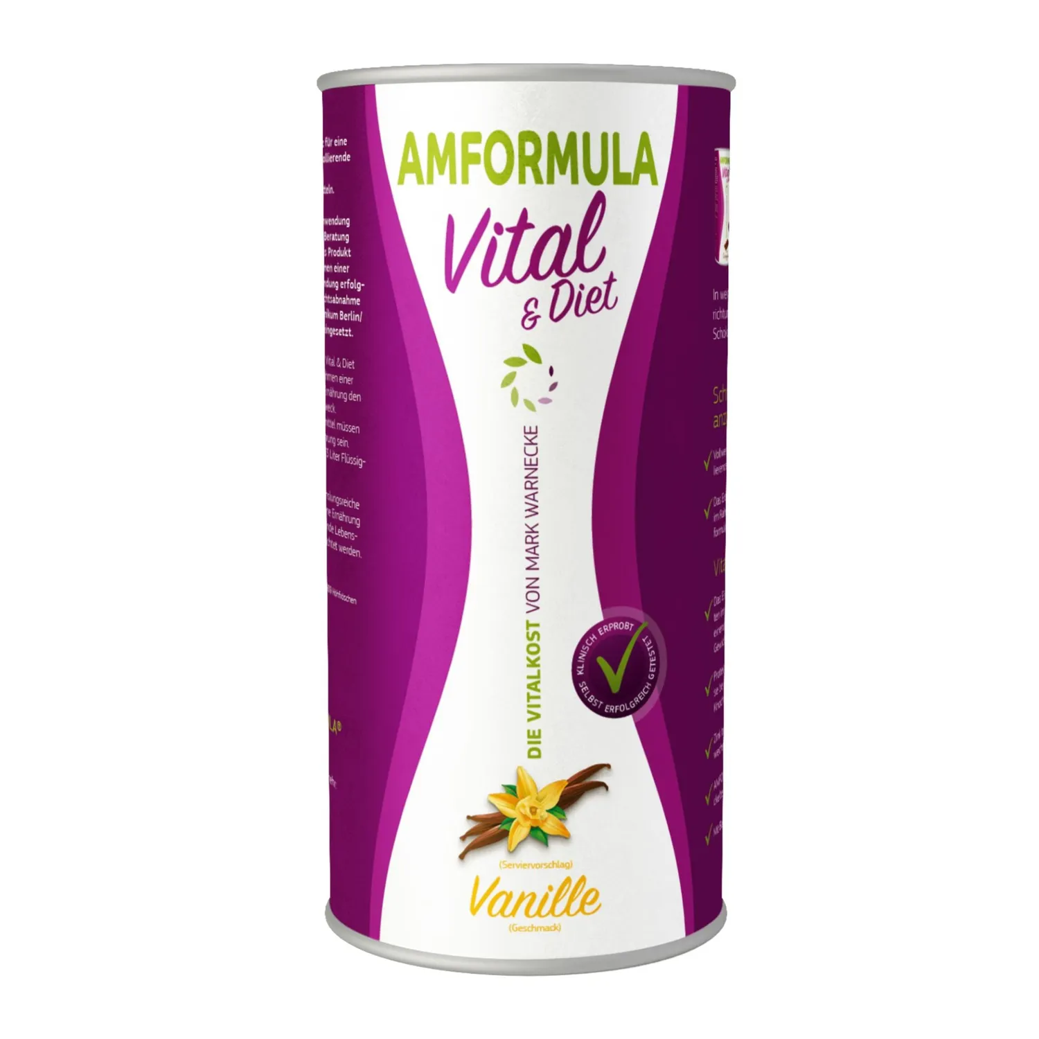 AMSPORT AMFORMULA Vital & Diet Mahlzeitenersatz Vanille Pulver