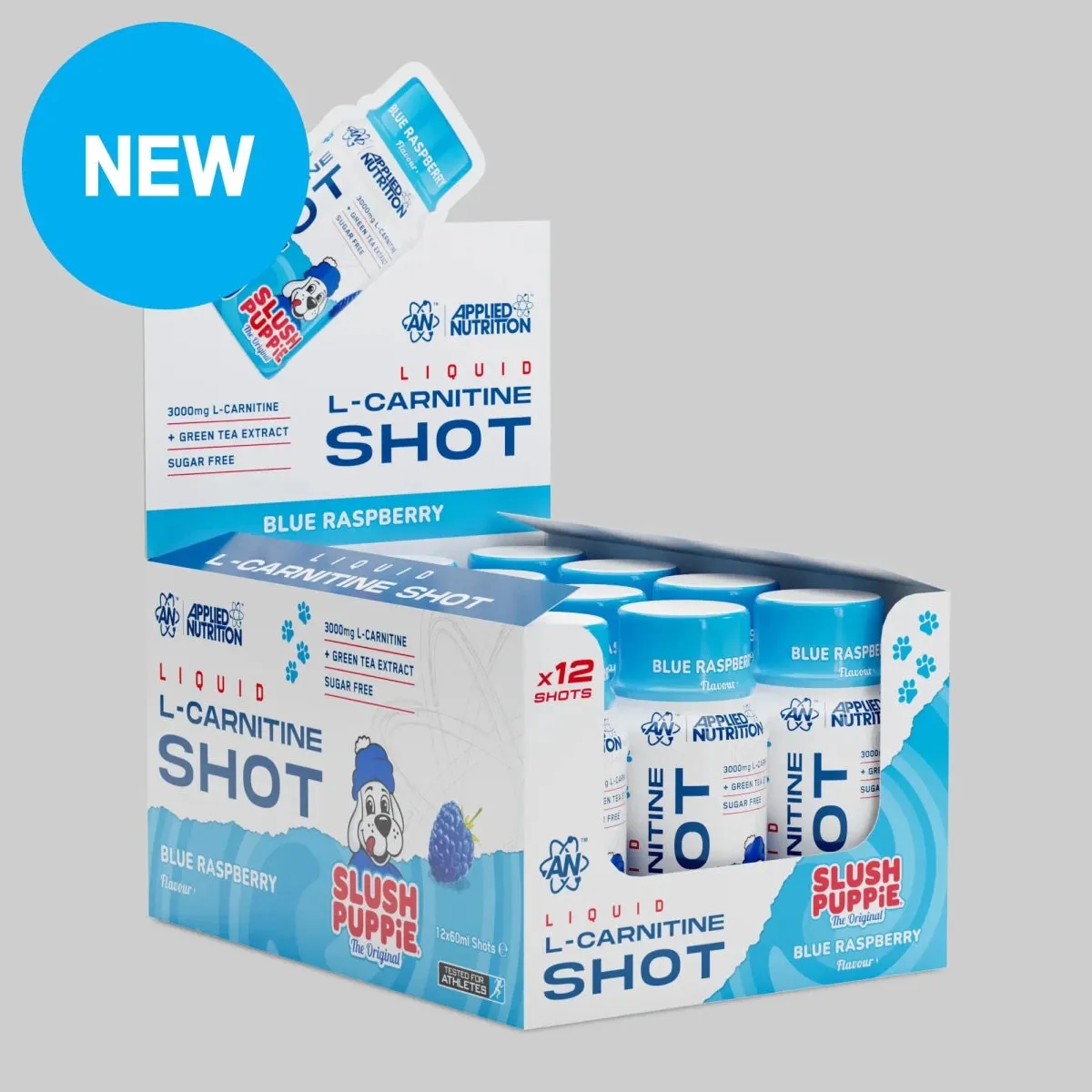 Applied Nutrition L-Carnitine Shot Blue Raspberry 60 ml 3000 mg zuckerfrei