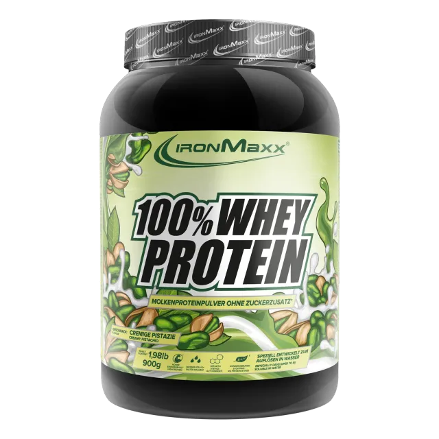 Iron Maxx 100% Whey Protein Pulver 900g Pistazie