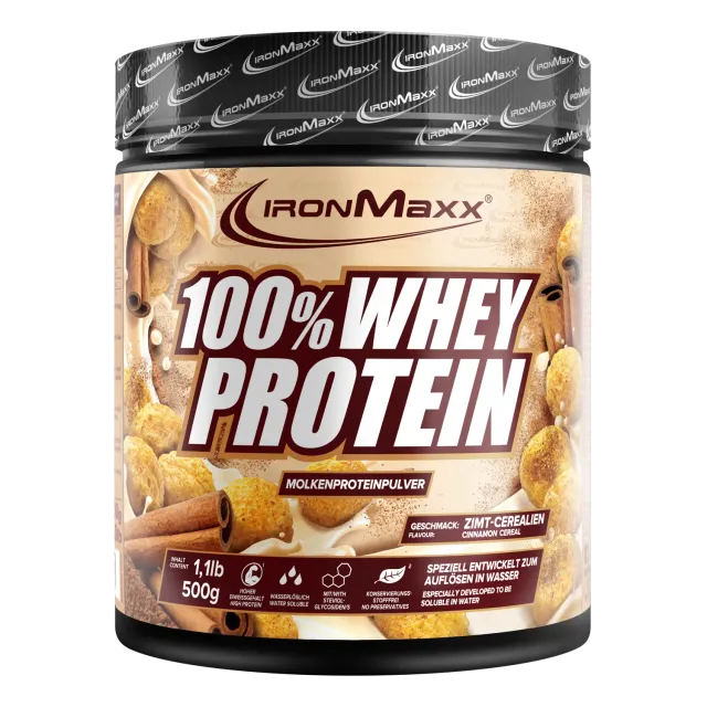 Iron Maxx 100% Whey Protein Cinnamon Cereal 500g Whey Pulver