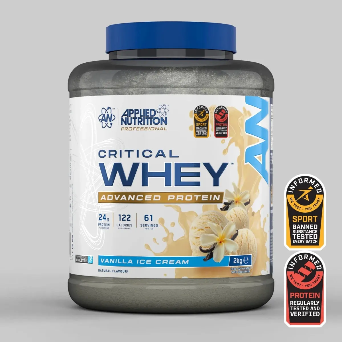 Applied Nutrition Critical Whey Proteinpulver Vanilleeis 2kg