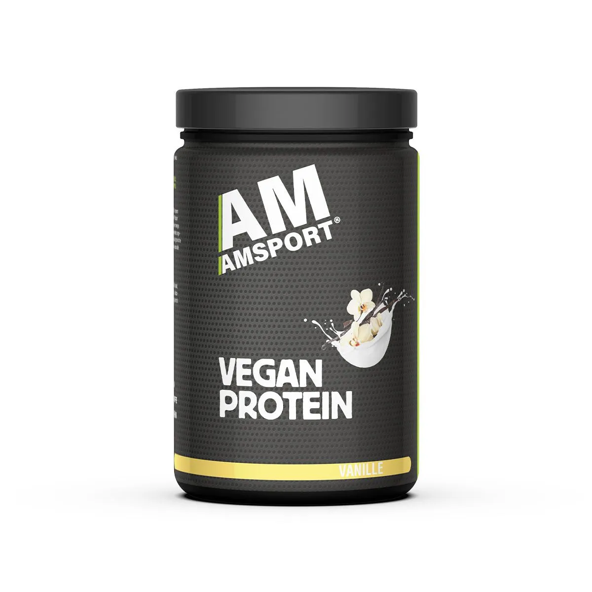 AMSPORT Natural Vegan Protein Pulver Vanille 390 g