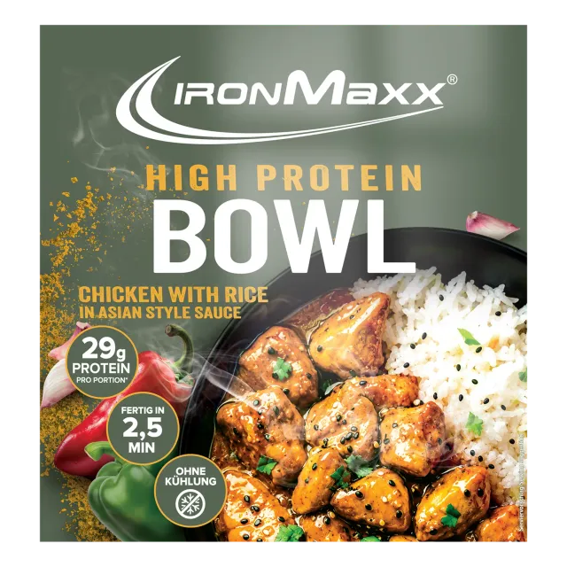Iron Maxx High Protein Bowl Chicken Rice Asian 420g