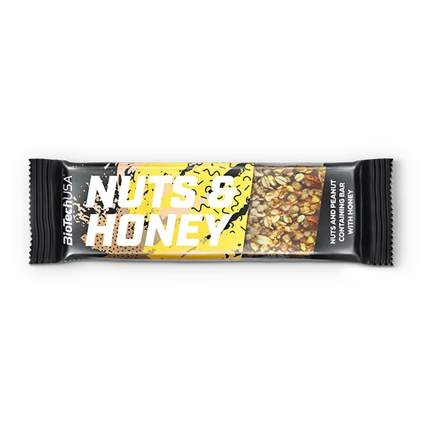 BioTechUSA Nuts Honey Proteinriegel 35 g Honig-Nuss