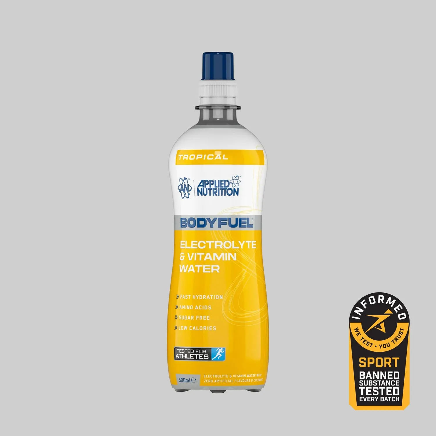Applied Nutrition BODYFUEL Hydration & Vitamin Water Getränk Blue Raspberry 500ml