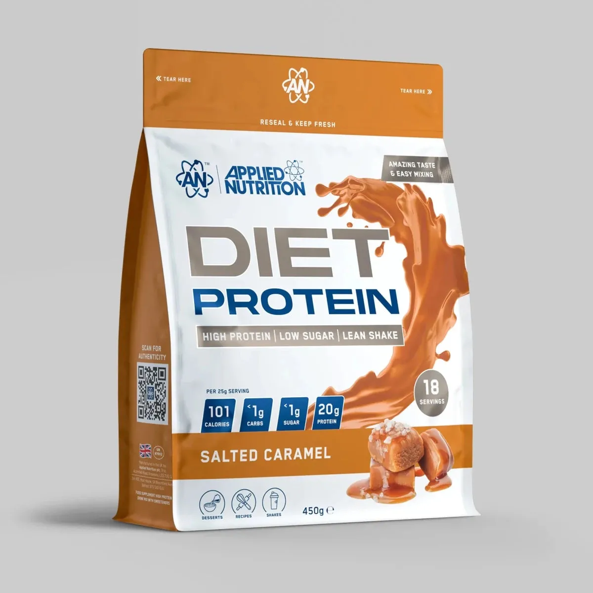 Applied Nutrition Diet Whey Protein 1,8 kg Erdbeer zuckerarm