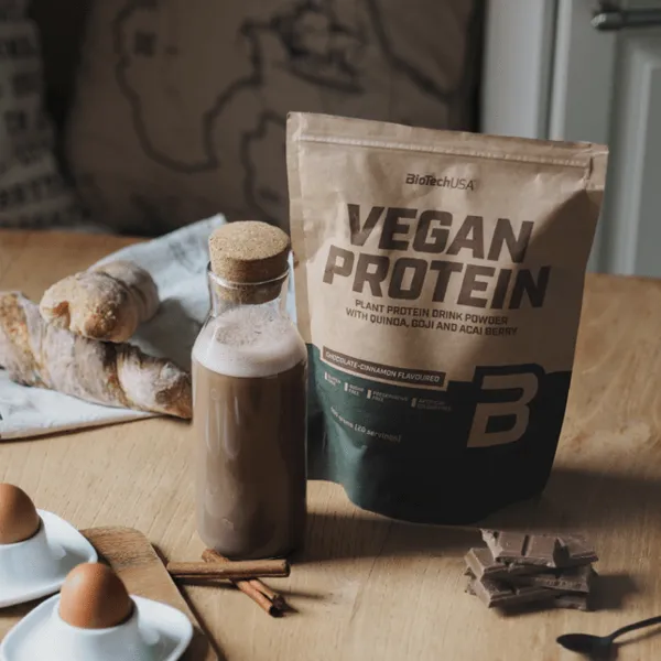 Body Star Vegan Protein 500 g Schokolade-Zimt pflanzlich
