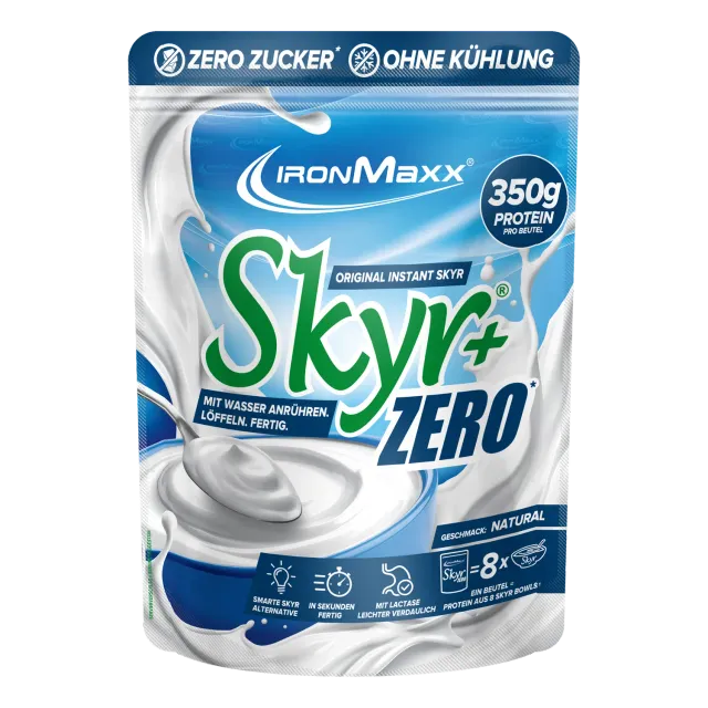Iron Maxx Skyr+ Zero Skyr-Pulver Neutral 500g Cremig