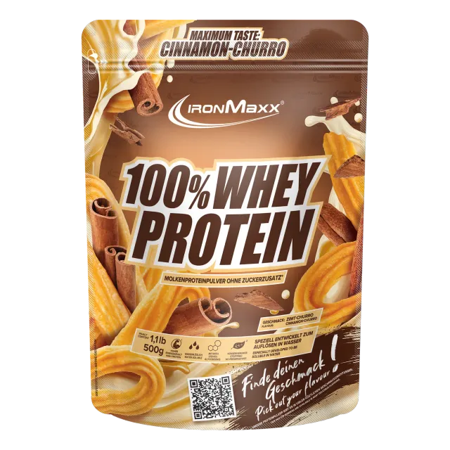 Iron Maxx 100% Whey Protein 500g Cinnamon Churro klumpenfrei