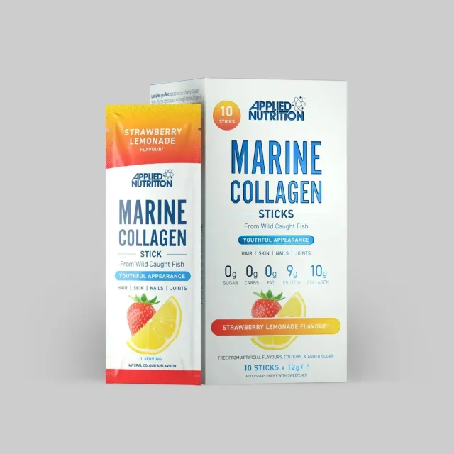 Applied Nutrition Marine Collagen Stick Kollagen 10 Sticks Erdbeere Himbeere