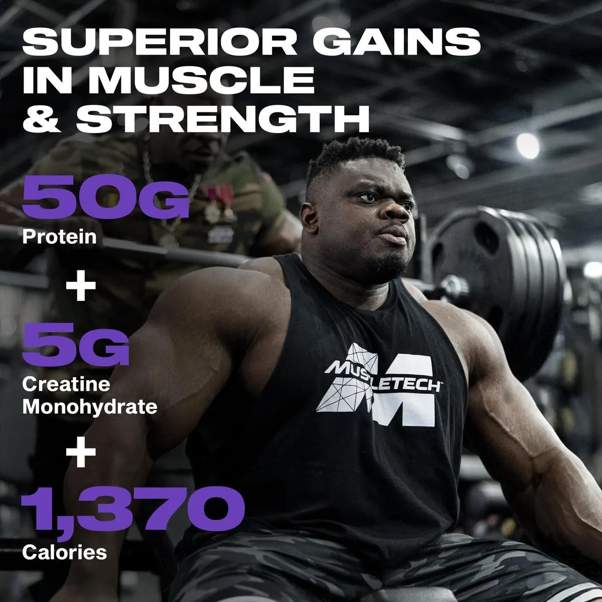 MuscleTech Mass-Tech Weight Gainer Chocolate – 1370 kcal