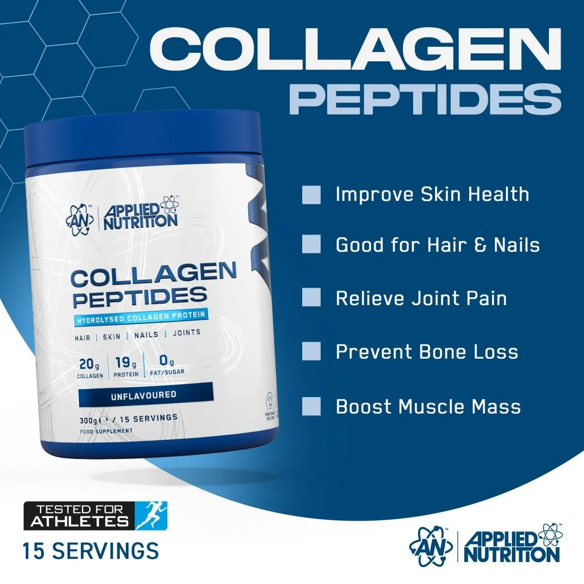 Applied Nutrition Kollagenpeptide Pulver 300 g neutral