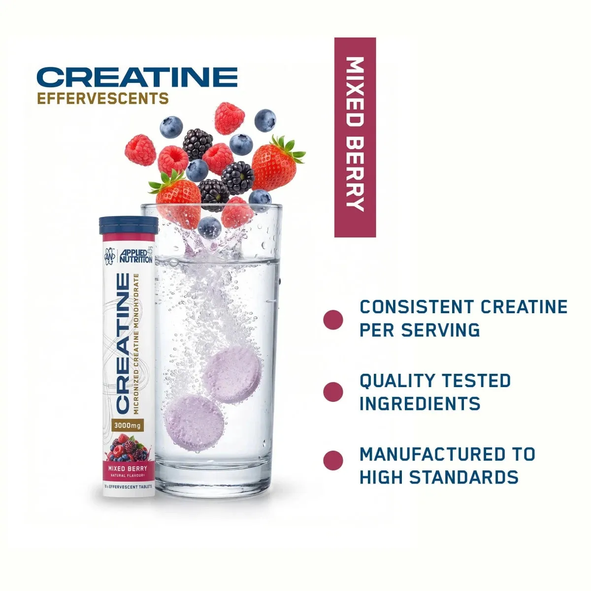 Applied Nutrition Kreatin Brausetabletten Mixed Berry 1 Tube