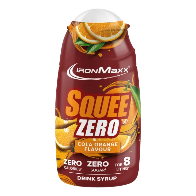 Iron Maxx SqueeZero Cola Orange Sirup 65ml zuckerfrei