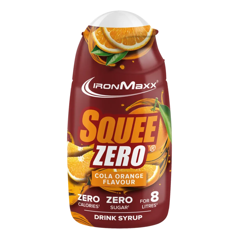Iron Maxx SqueeZero Cola Orange Sirup 65ml zuckerfrei
