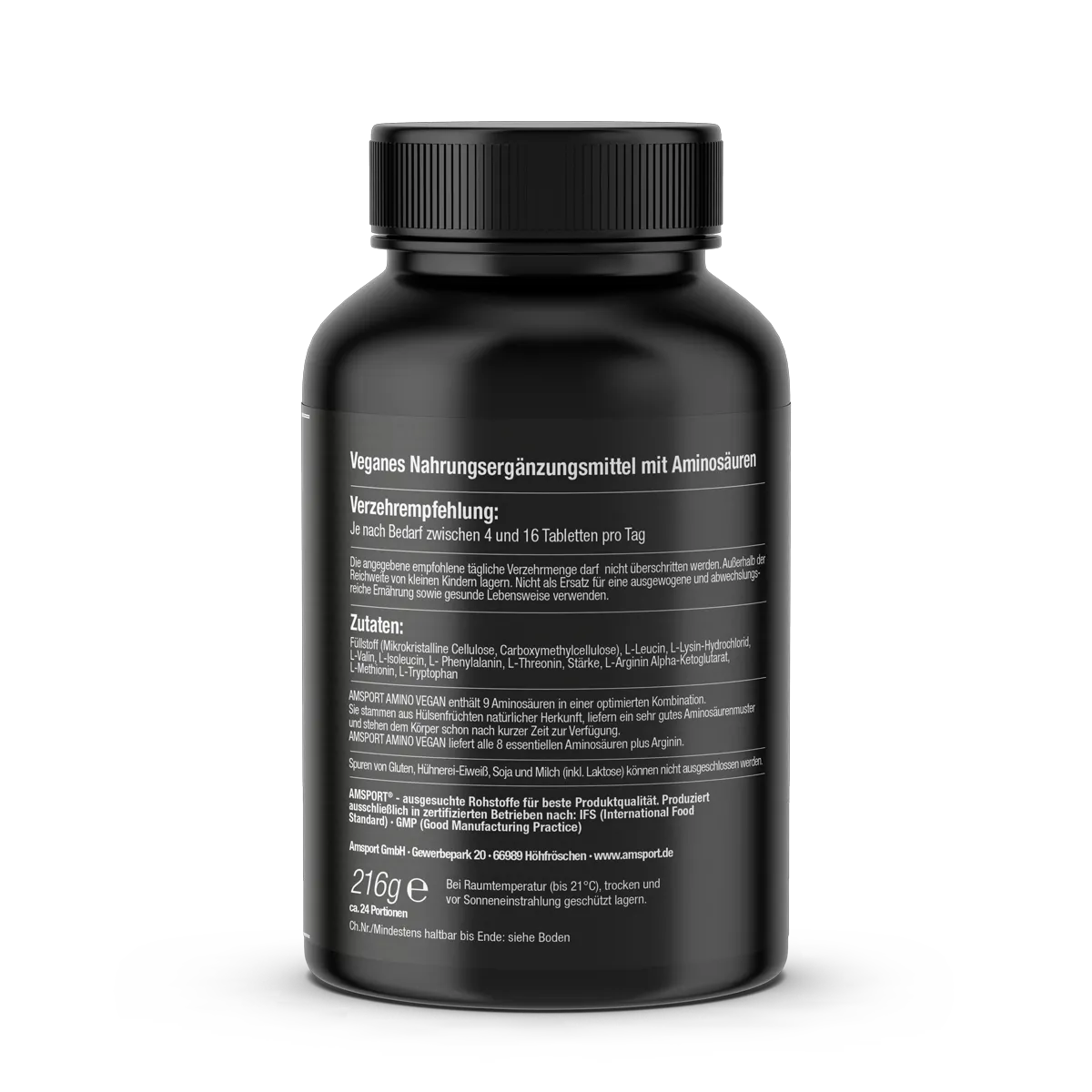 Amsport Amino Vegan Aminosäuren Tabletten 240 Stück vegan