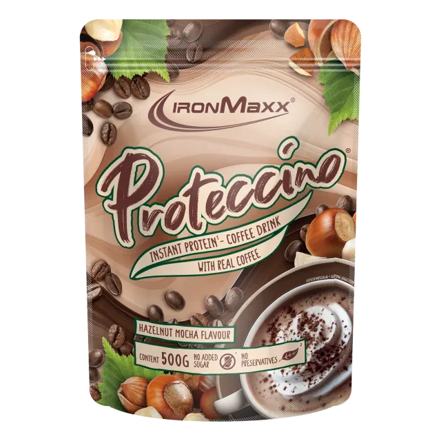 Iron Maxx Proteccino Protein-Kaffee 500g Hazelnut Mocha