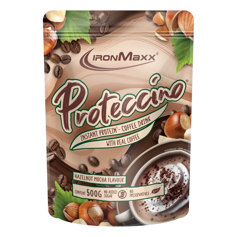 Iron Maxx Proteccino Protein-Kaffee 500g Hazelnut Mocha