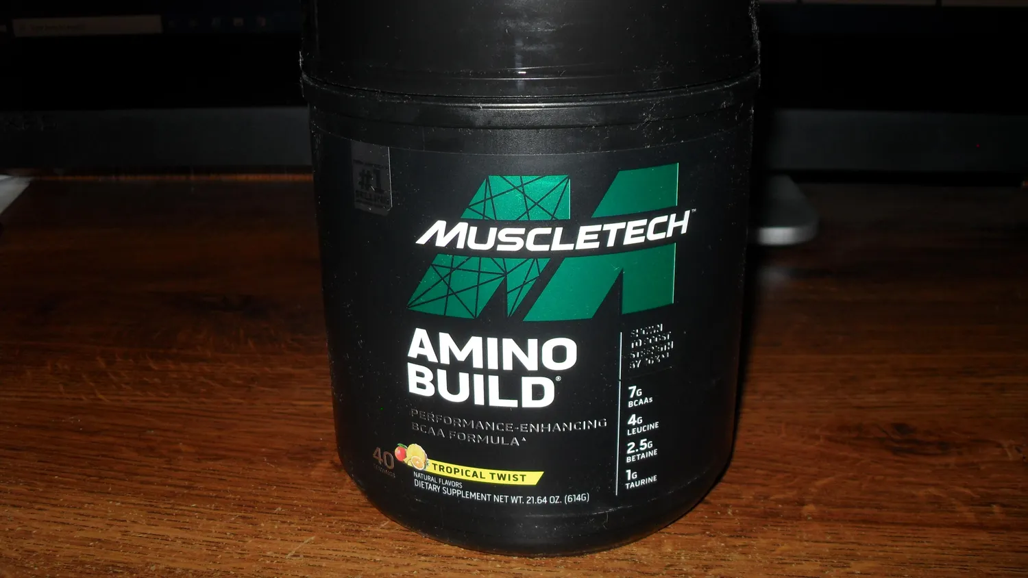 MuscleTech Amino Build BCAA Pulver 40 Portionen Tropical Twist