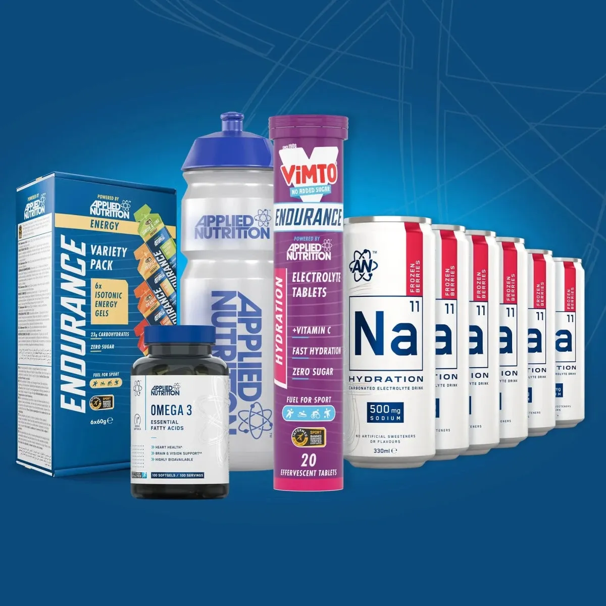Applied Nutrition Race-Ready Endurance Bundle Hydration Set