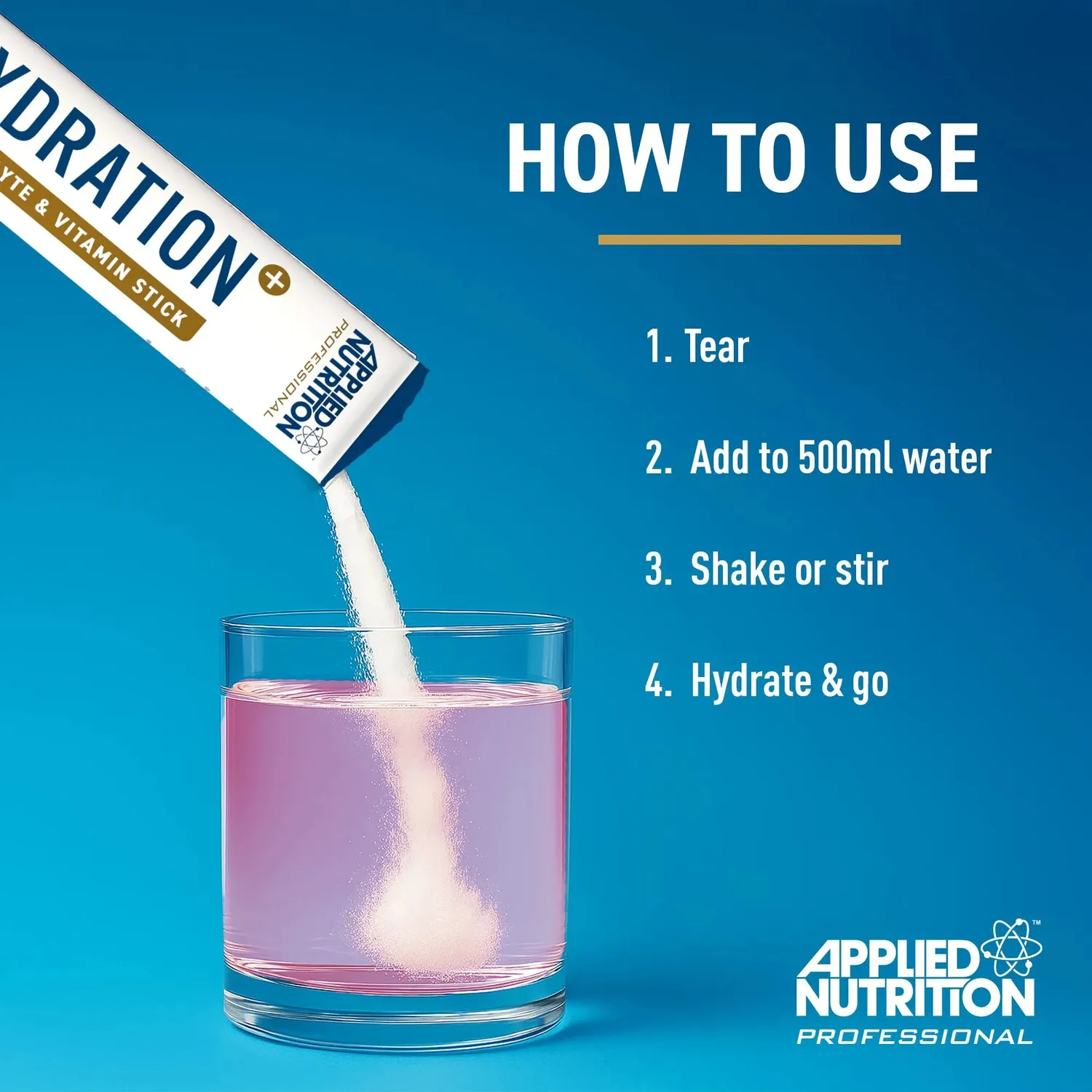 Applied Nutrition Hydration+ Elektrolytpulver 240 g 30 Portionen