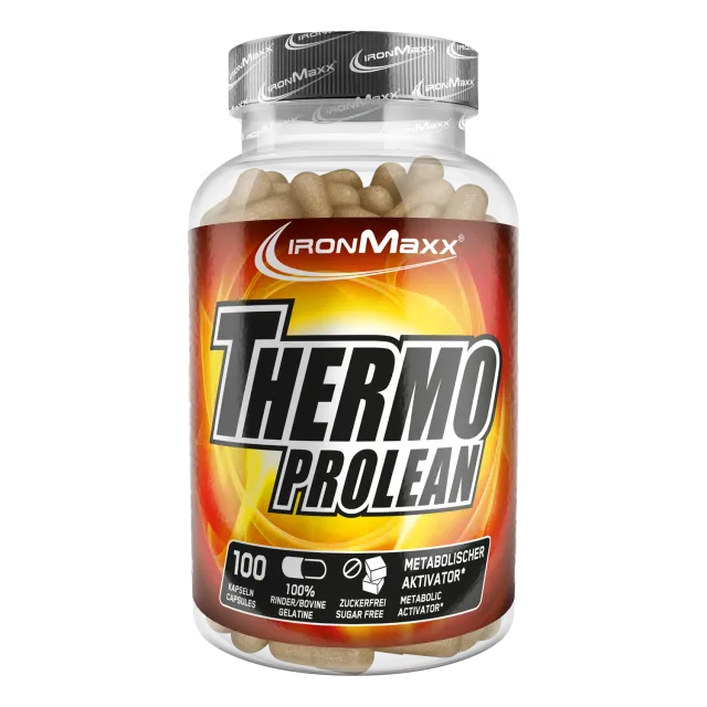 Iron Maxx Thermo Prolean Kapseln 100 Stück mit Guarana und Taurin