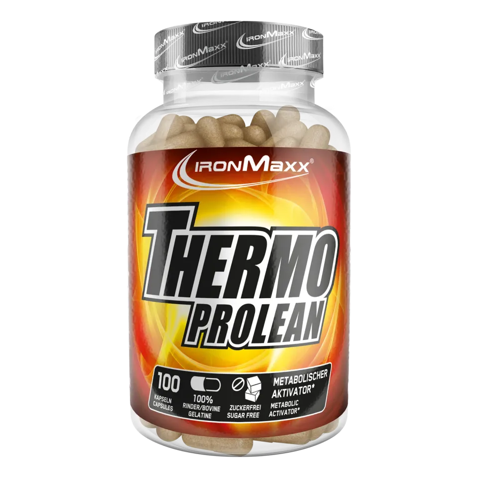 Iron Maxx Thermo Prolean Kapseln 100 Stück mit Guarana und Taurin