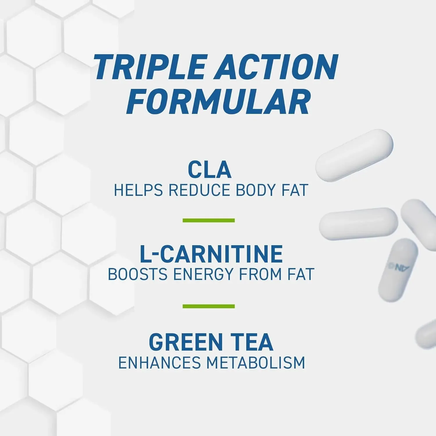Applied Nutrition CLA L-Carnitin Grüntee Kapseln 100 Stk