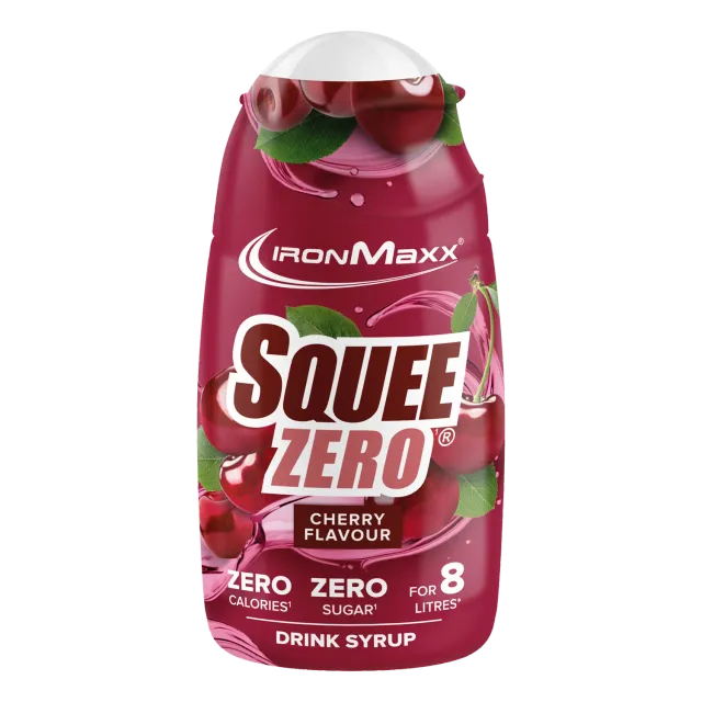 Iron Maxx SqueeZero Sirup Cherry 65ml zuckerfrei