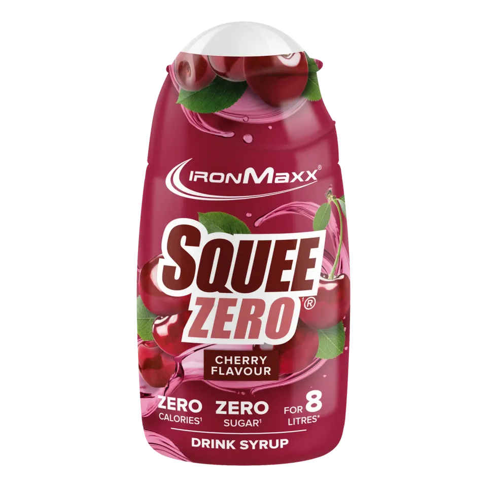 Iron Maxx SqueeZero Sirup Cherry 65ml zuckerfrei