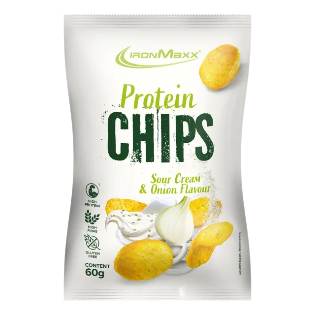 Iron Maxx Protein Chips 3.0 60g Sour Cream Onion 40% Protein