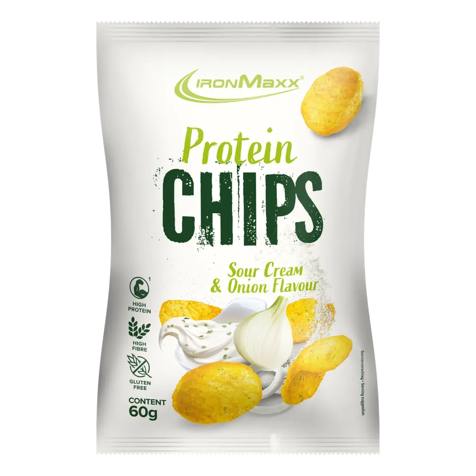 Iron Maxx Protein Chips 3.0 60g Sour Cream Onion 40% Protein