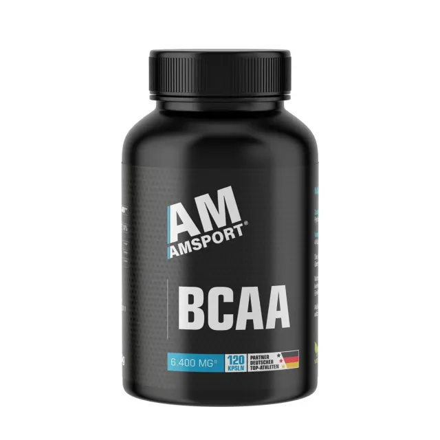 AMSPORT BCAA Kapseln 120 Stück 2:1:1 vegan