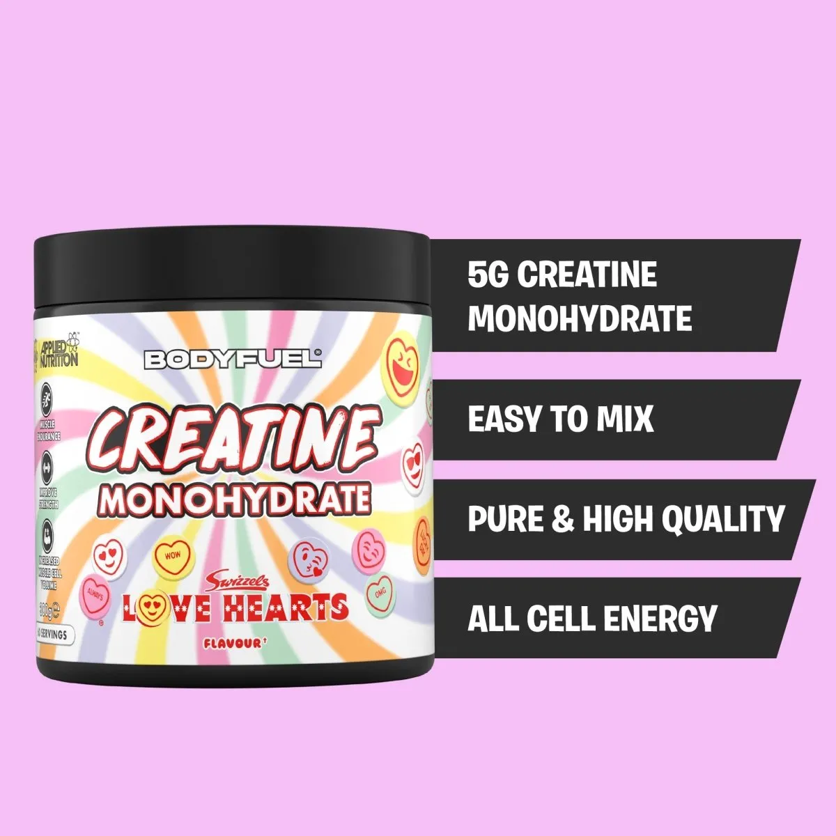 Applied Nutrition BodyFuel Kreatin-Monohydrat Pulver 300g neutral