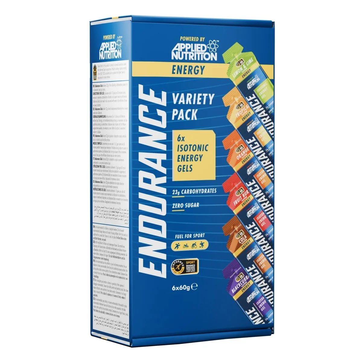 Applied Nutrition Endurance Energy Gel 6er Box zuckerfrei