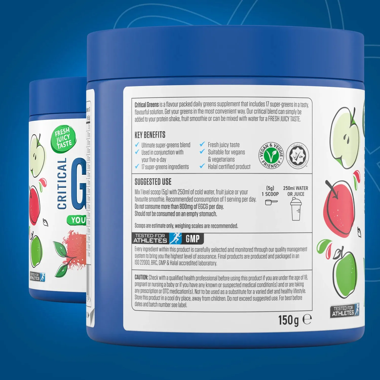 Applied Nutrition Critical Greens Apfel-Burst Pulver