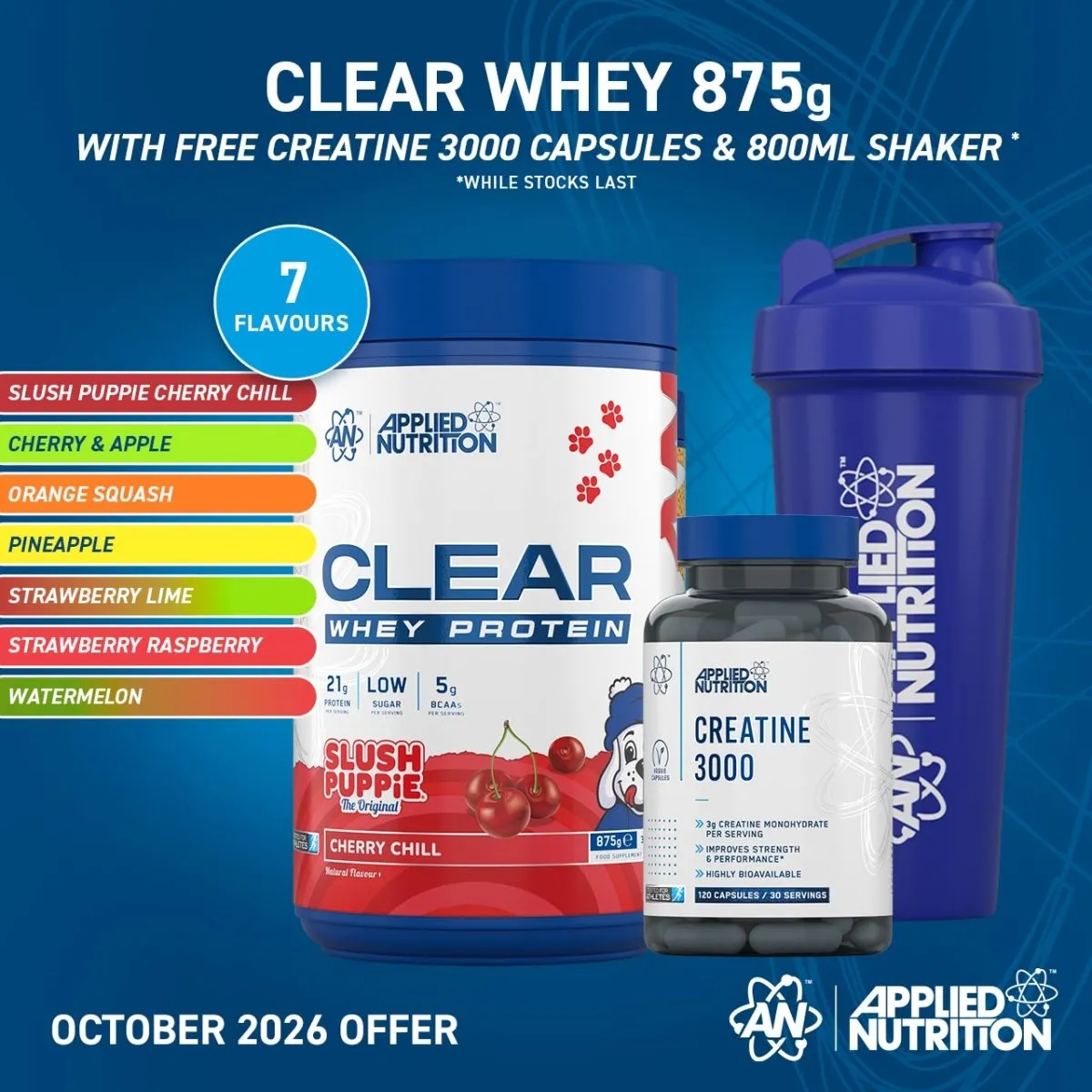 Applied Nutrition Clear Whey Protein Kirsche-Apfel 125g zuckerarm