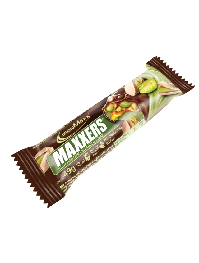 Iron Maxx Maxxers Proteinriegel 49 g Pistazie Karamell