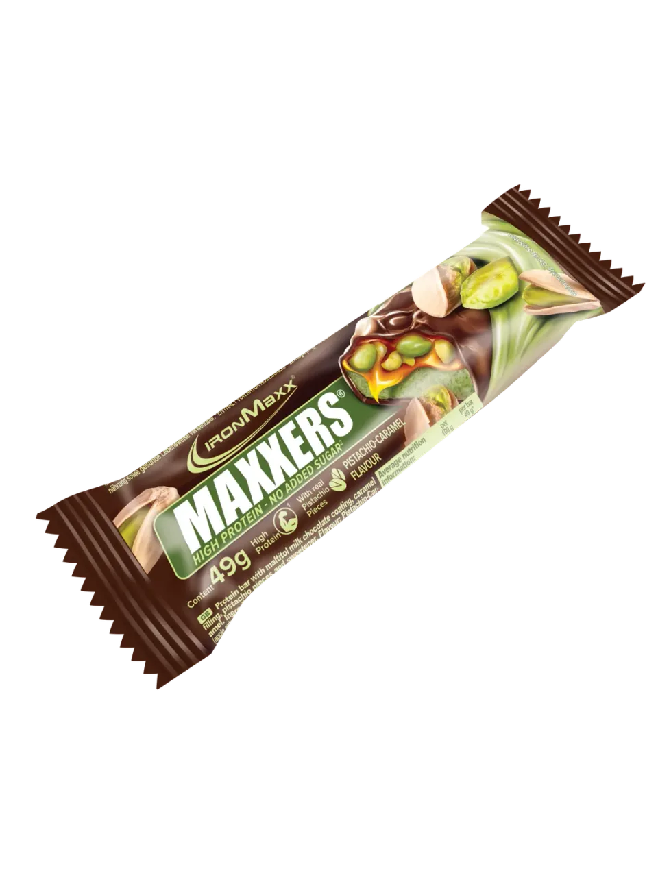 Iron Maxx Maxxers Proteinriegel 49 g Pistazie Karamell
