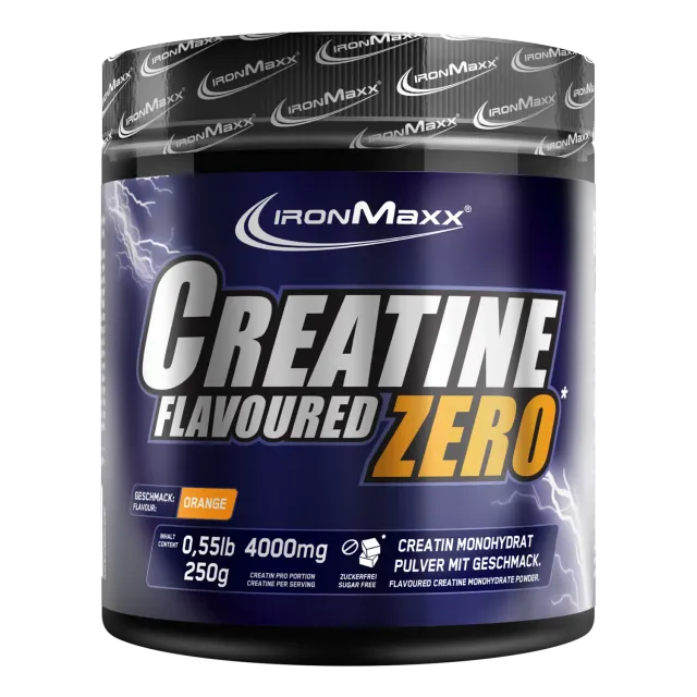 Iron Maxx Creatine Flavoured Zero 250g Orange Kreatin Monohydrat