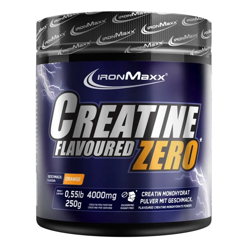 Iron Maxx Creatine Flavoured Zero 250g Orange Kreatin Monohydrat