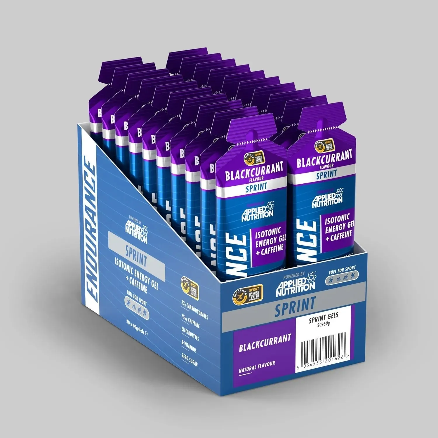 Applied Nutrition Sprint Energy Gel Koffein Johannisbeere Einzelgel
